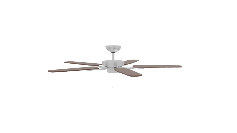 Modern Ceiling Fan 3D Model - Professional 3D Model Render 2