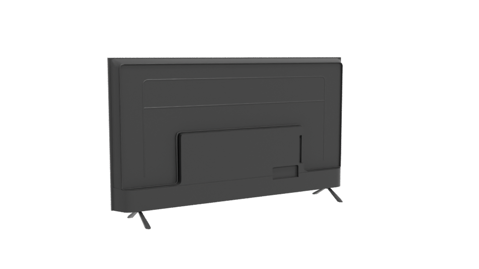 Sleek Modern Flat-Screen TV 3D Model - Professional 3D Model Render 4