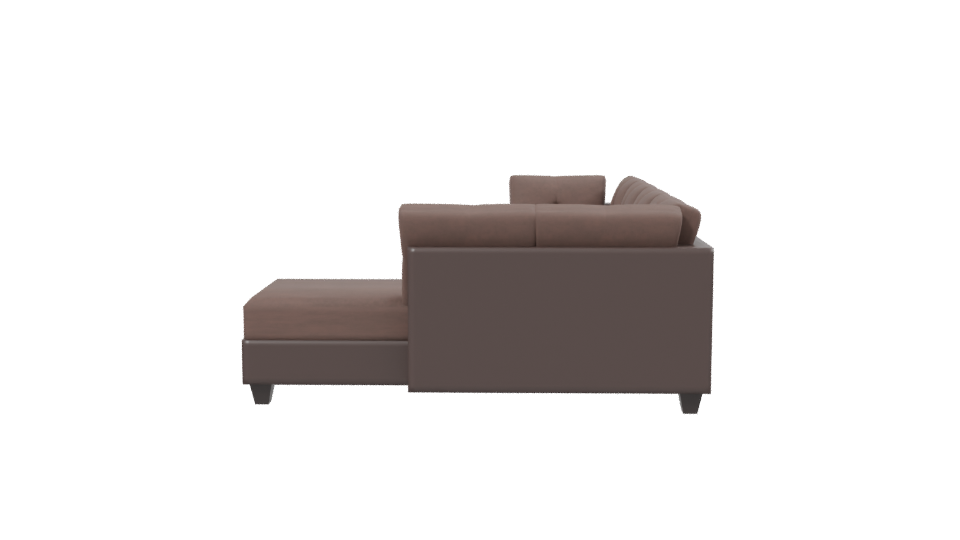 Stylish Sectional Sofa 3D Model - Professional 3D Model Render 2