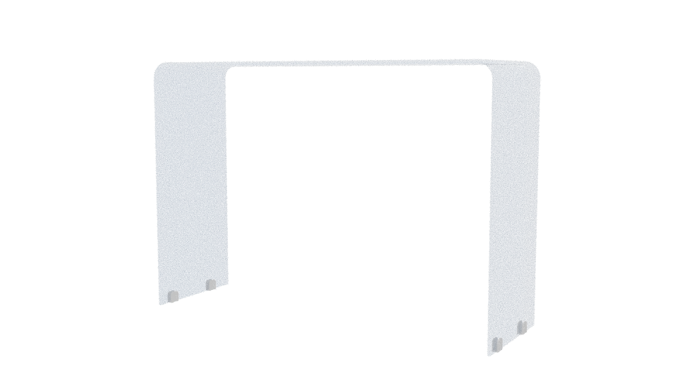 Transparent Minimalist Architectural Divider 3D Model - Professional 3D Model Render 12