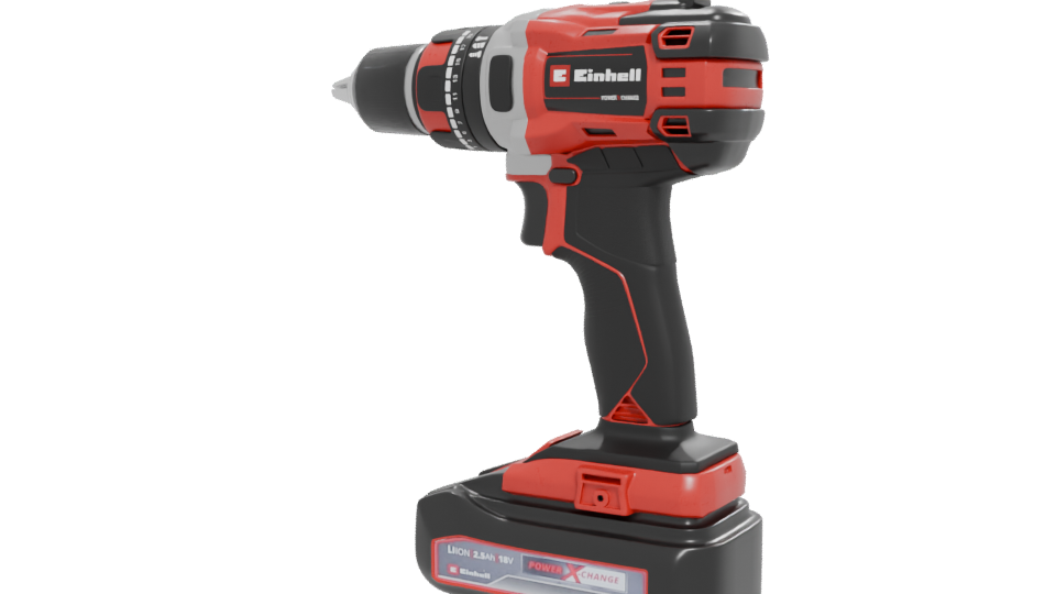 Cordless Power Tool 3D Model - Professional 3D Model Render 12