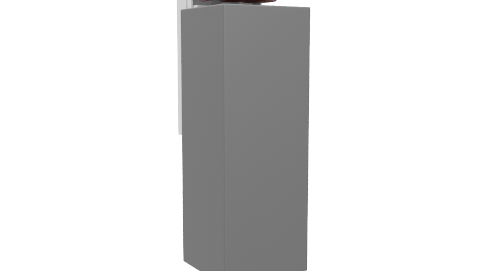 Sleek Modern Refrigerator 3D Model - Professional 3D Model Render 4