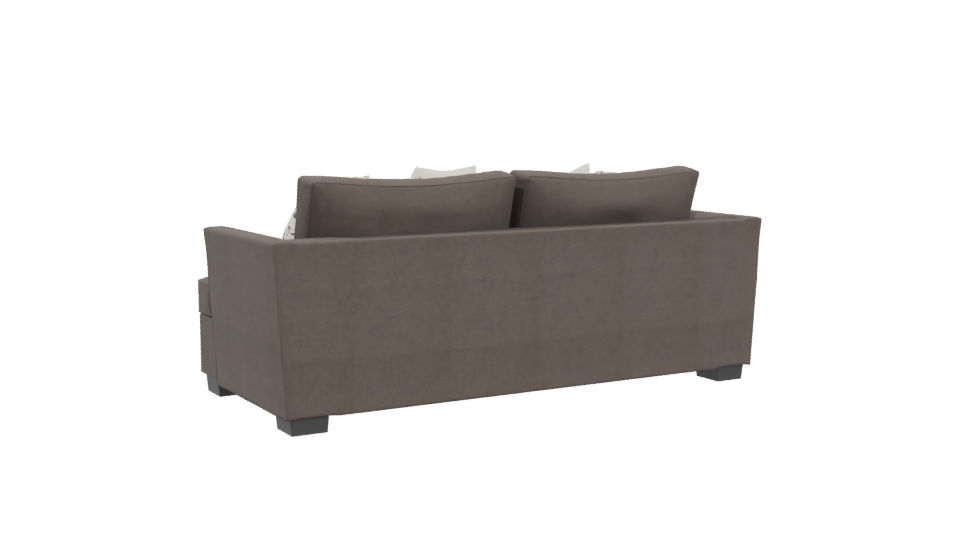 Stylish Sofa with Decorative Cushions - Professional 3D Model Render 4