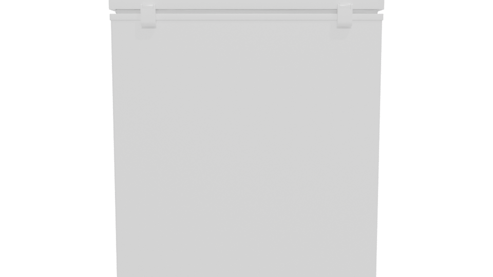 Compact Chest Freezer 3D Model - Professional 3D Model Render 5