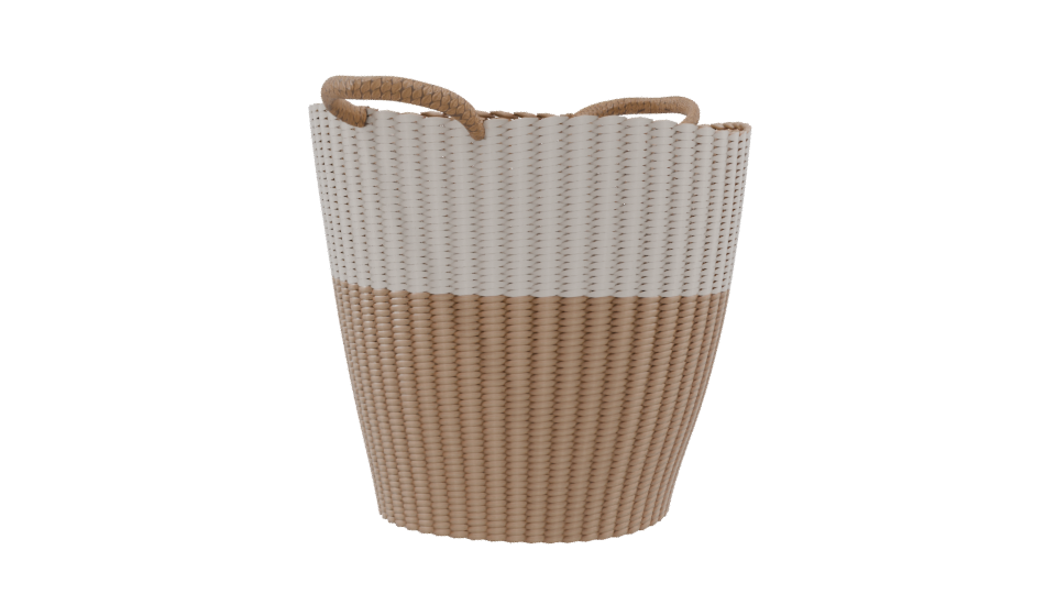 Stylish Woven Storage Basket 3D Model - Professional 3D Model Render 9