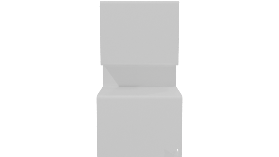 Stylish Modern Shelf Bracket 3D Model - Professional 3D Model Render 2