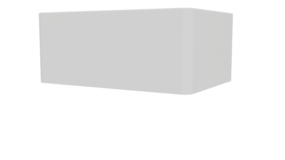 Modern Rectangular Bathtub 3D - Professional 3D Model Render 12