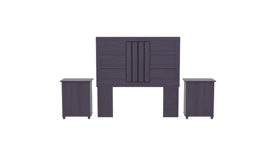 Stylish Bedroom Furniture Set 3D - Professional 3D Model Render 5