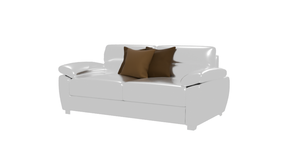 Stylish Modern Sofa 3D Model - Professional 3D Model Render 12