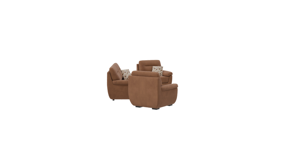 Stylish Fabric Sofa Set 3D - Professional 3D Model Render 8