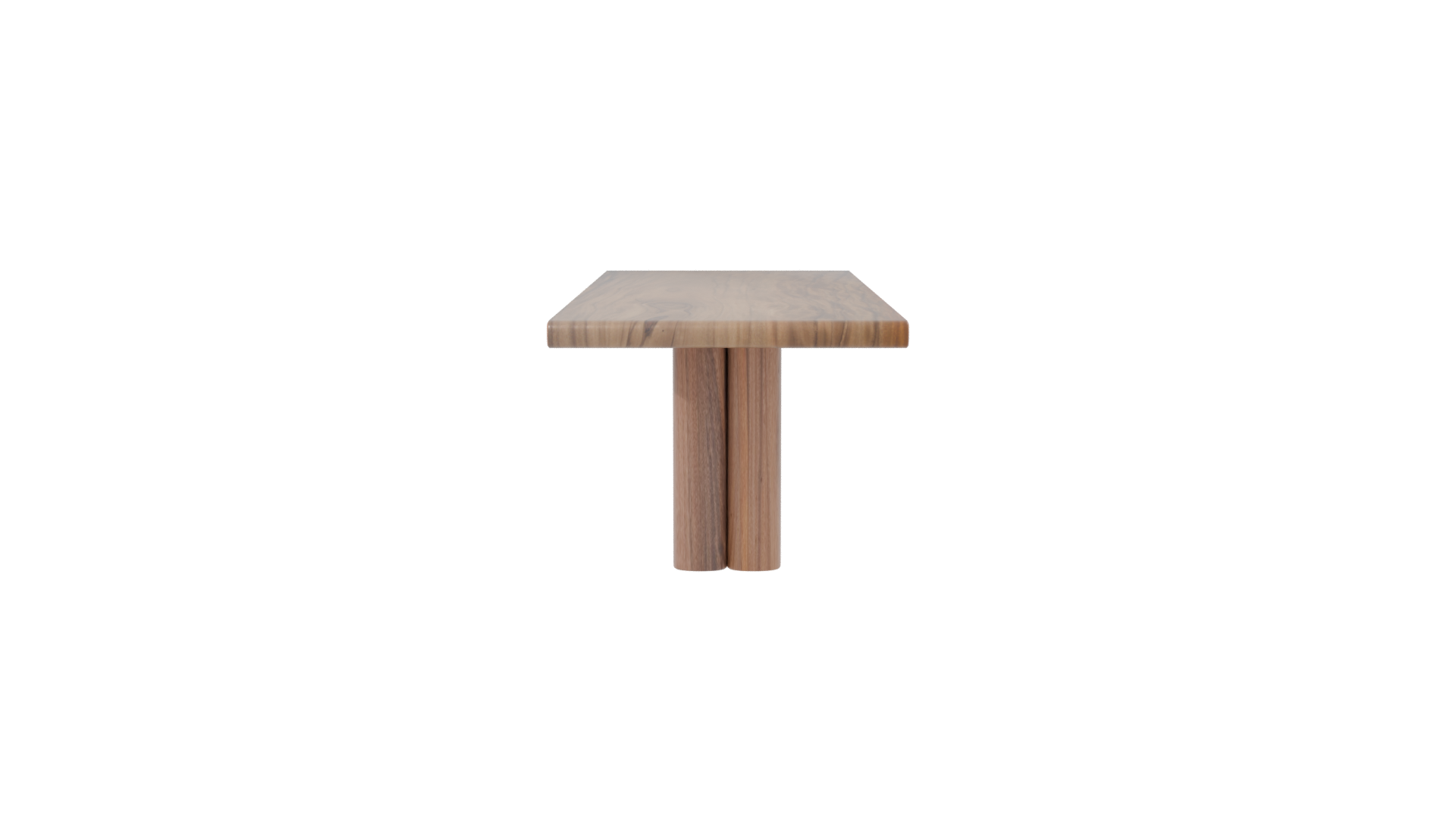 Stylish Wooden Dining Table 3D - Professional 3D Model Render 8