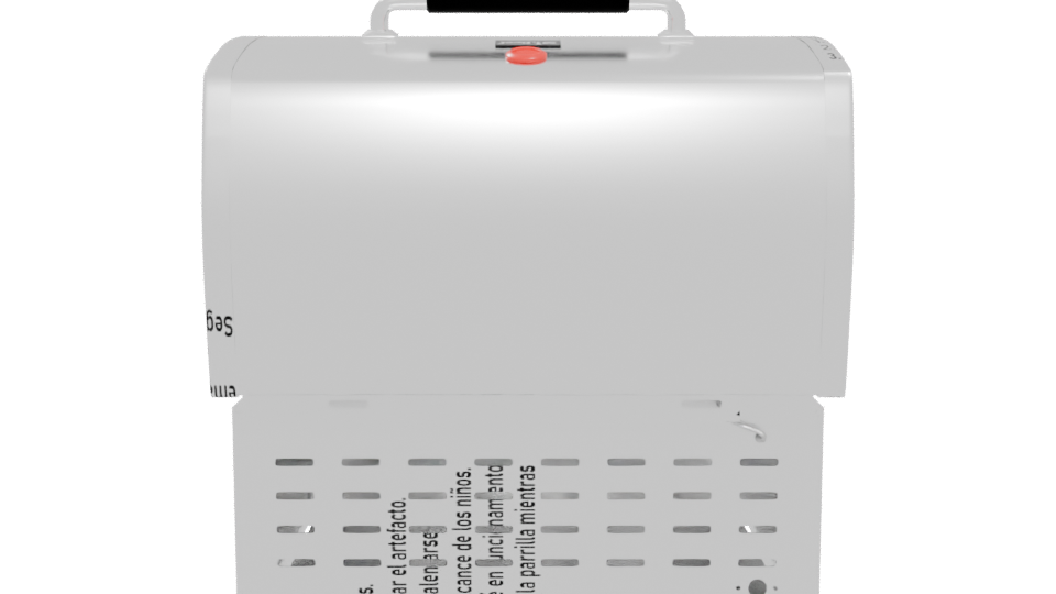 Stylish Outdoor Gas Grill 3D - Professional 3D Model Render 5