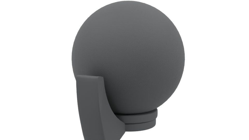 Wall Mounted 60W Black Lantern 3D - Professional 3D Model Render 3