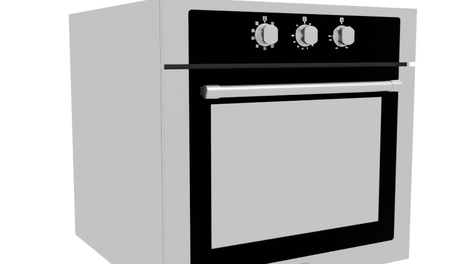 Stylish Kitchen Oven Model 3D - Professional 3D Model Render 10