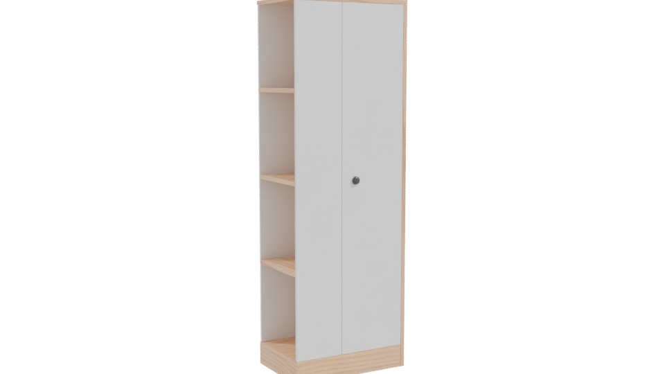 Minimalist Storage Cabinet 3D Model - Professional 3D Model Render 10