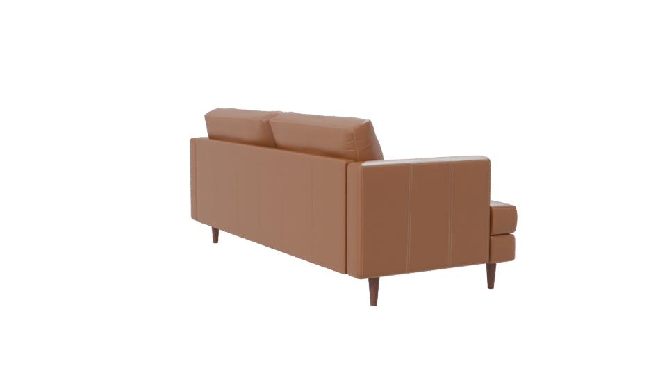 Modern Leather Sofa 3D Model - Professional 3D Model Render 7