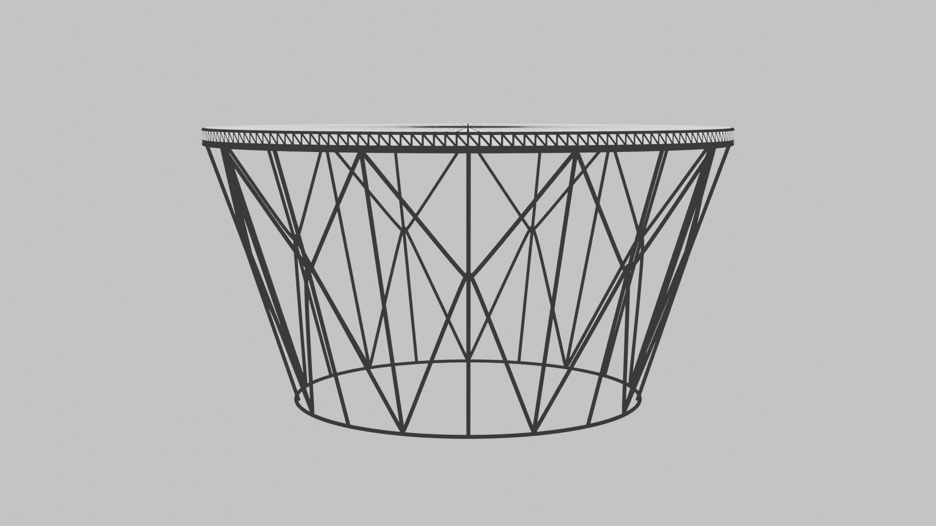 Stylish Round Coffee Table 3D - Professional 3D Model Render 14