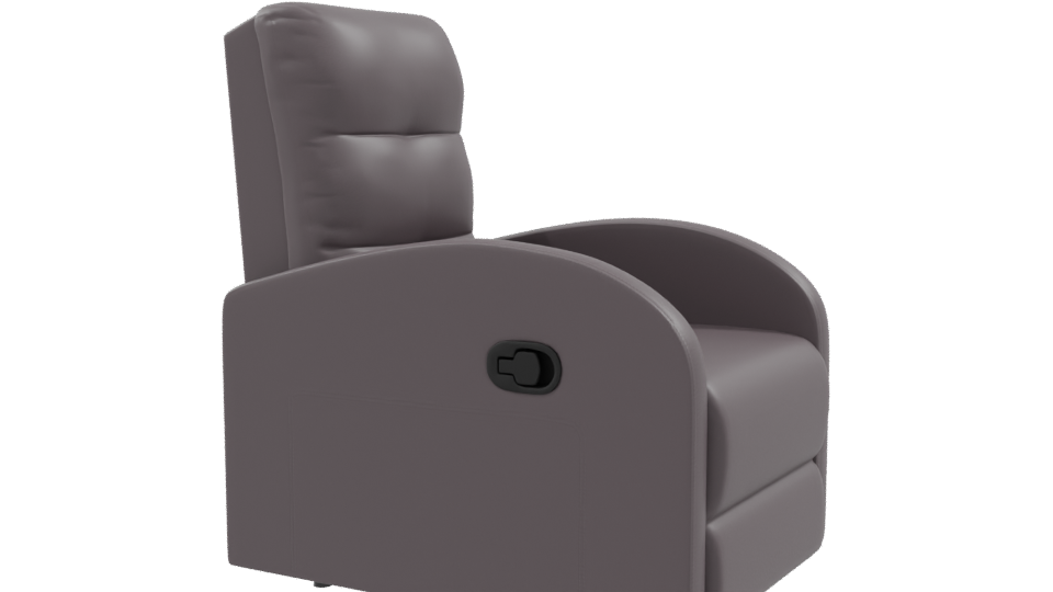 Stylish Reclining Chair Model - Professional 3D Model Render 9