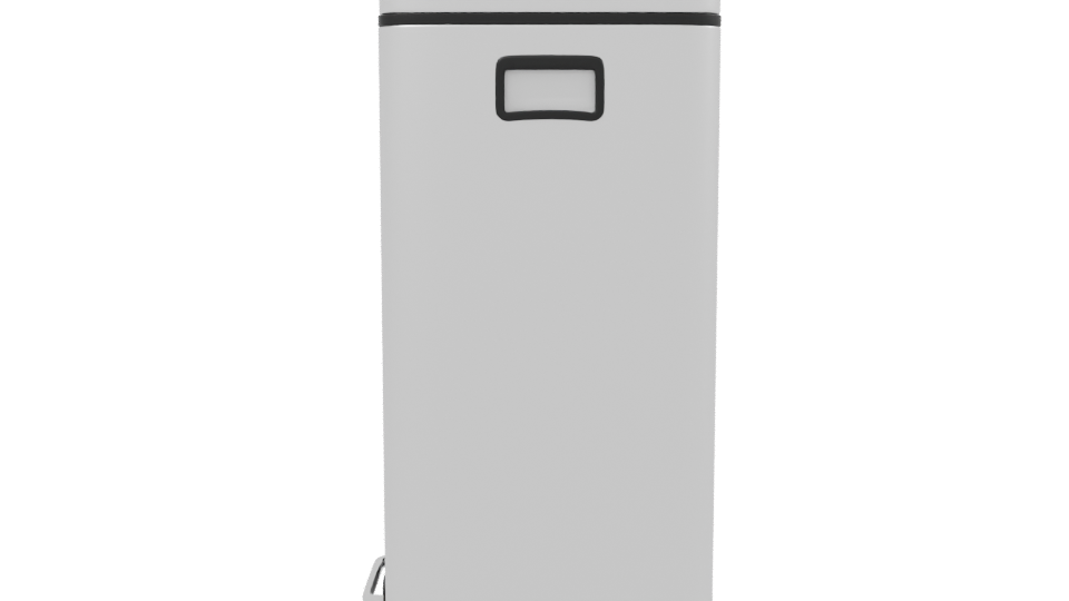 Modern Household Trash Bin 3D - Professional 3D Model Render 2