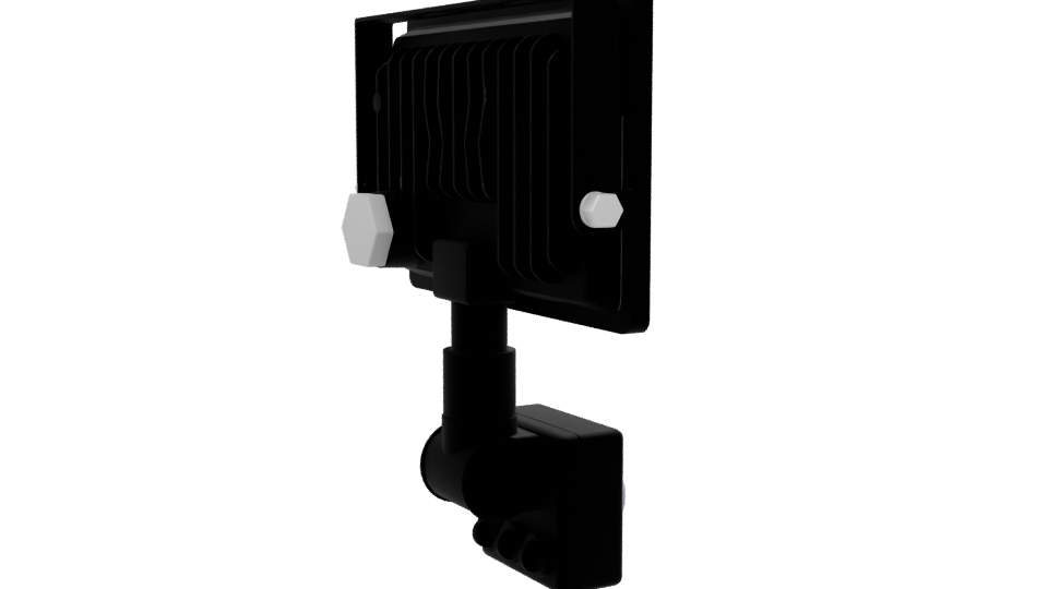 Stylish LED Flood Light Model - Professional 3D Model Render 7