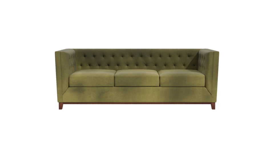 Elegant Fabric Sofa 3D Model - Professional 3D Model Render 11