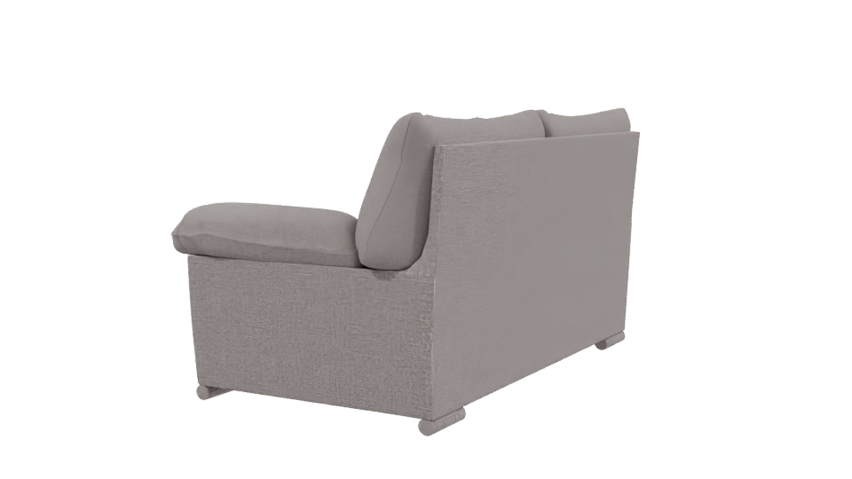Comfortable Fabric Sofa 3D Model - Professional 3D Model Render 3