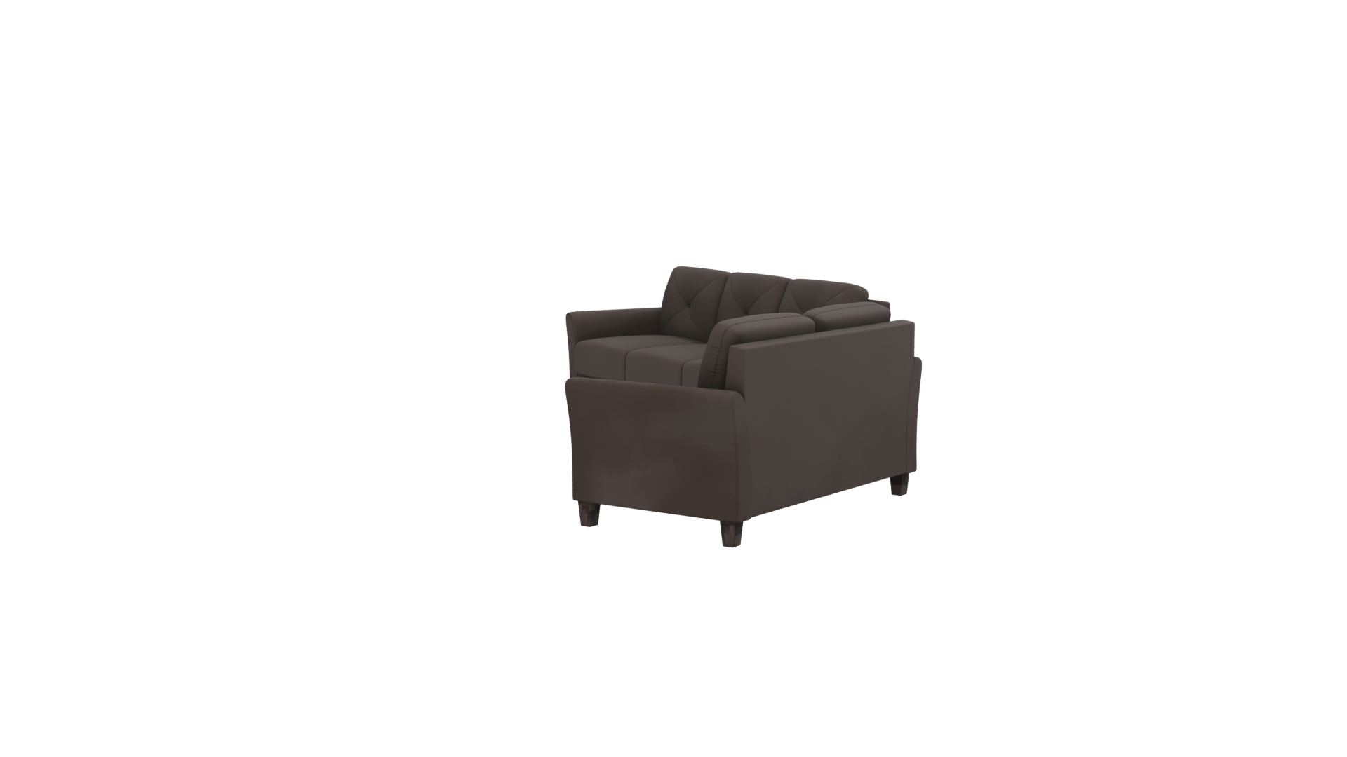 Contemporary Leather Sofa Set 3D Model - Professional 3D Model Render 13