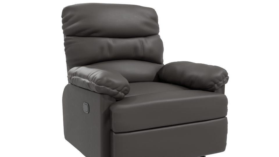 Stylish Reclining Chair Model - Professional 3D Model Render 10