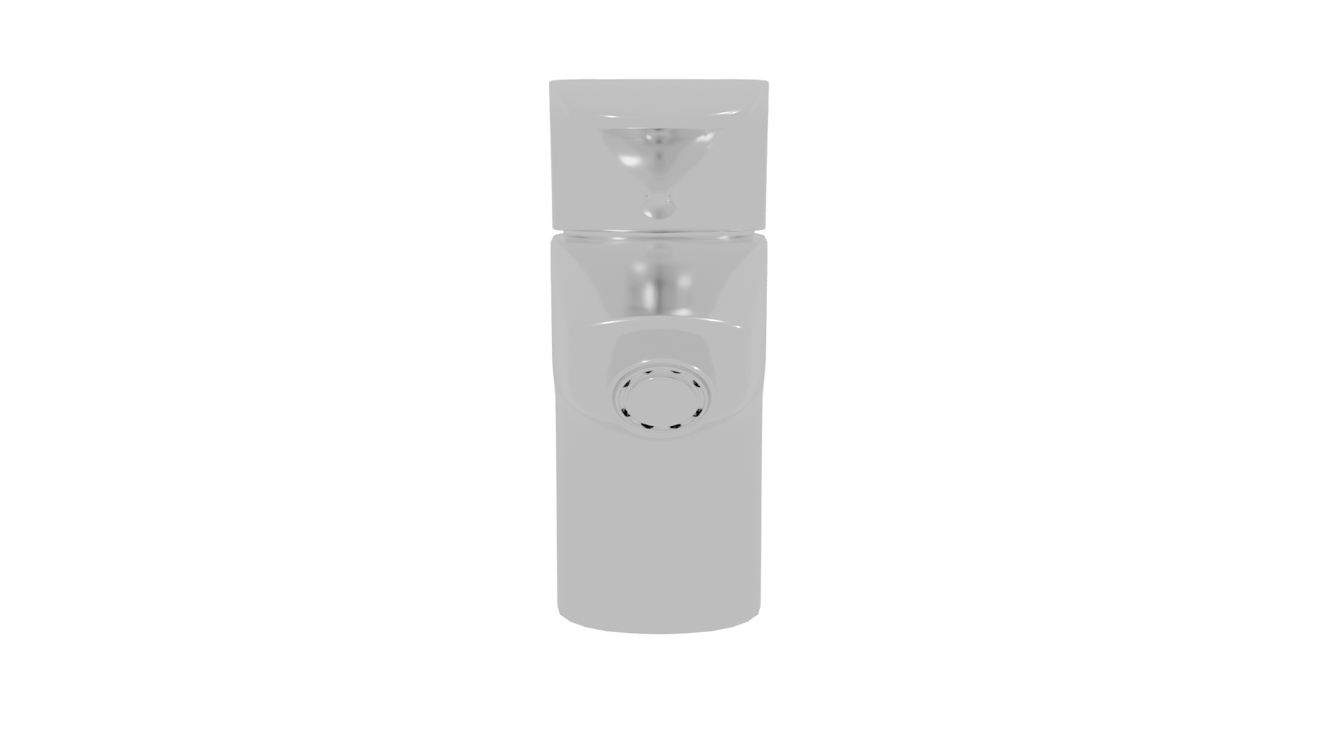 Sleek Modern Faucet 3D Model - Professional 3D Model Render 2