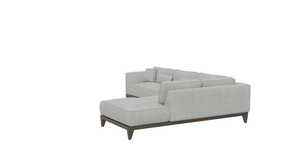 Stylish Modular Sofa 3D - Professional 3D Model Render 13