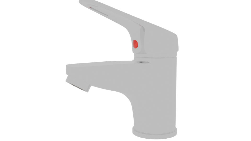 Stainless Steel Water Cooler Model - Professional 3D Model Render 13