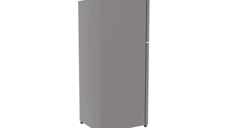 Sleek Stainless Steel Refrigerator 3D - Professional 3D Model Render 7