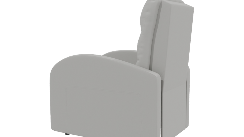 Contemporary Reclining Chair 3D - Professional 3D Model Render 3