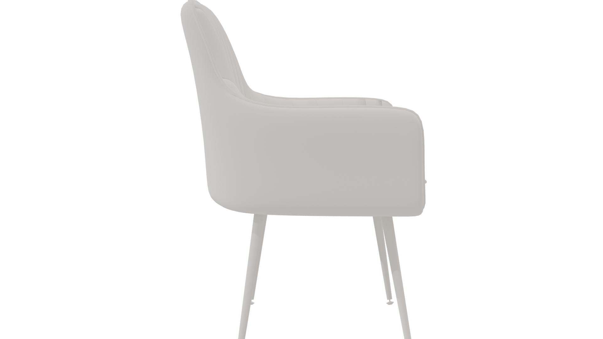 Stylish Modern Accent Chair 3D - Professional 3D Model Render 3