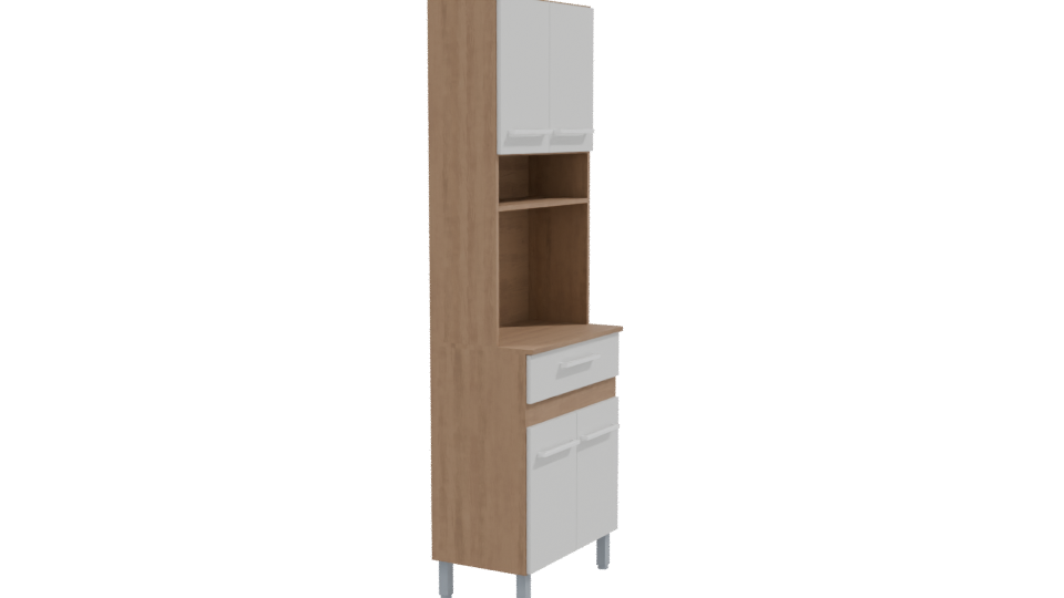 Modern Kitchen Cabinet 3D Model - Professional 3D Model Render 9