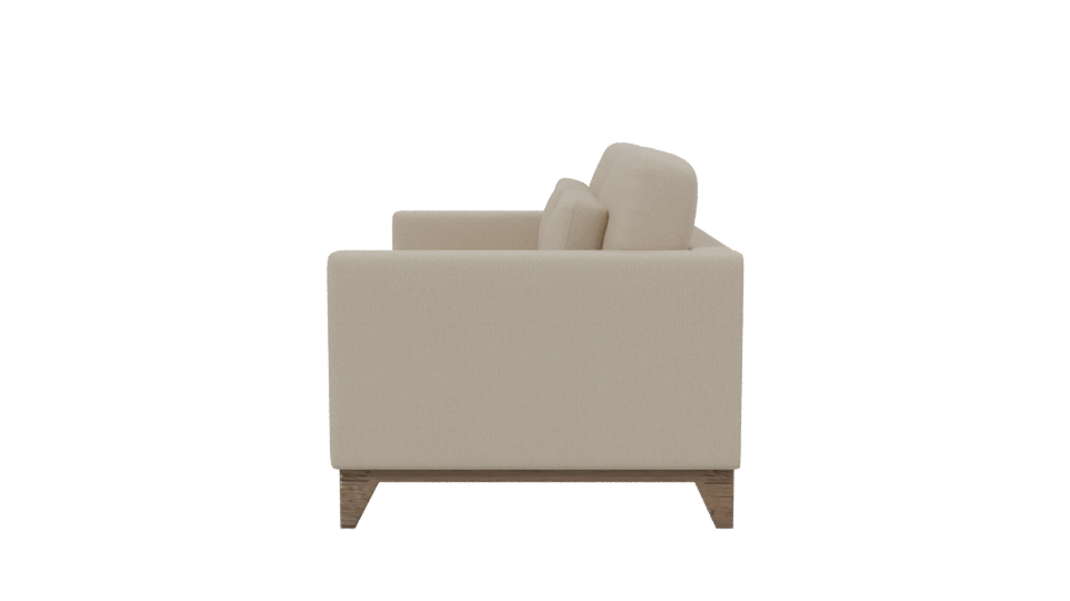 Contemporary Fabric Sofa 3D Model - Professional 3D Model Render 2