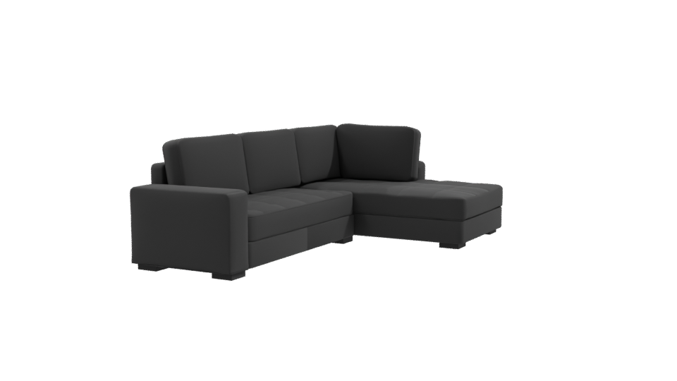Contemporary Sectional Sofa 3D Model - Professional 3D Model Render 9