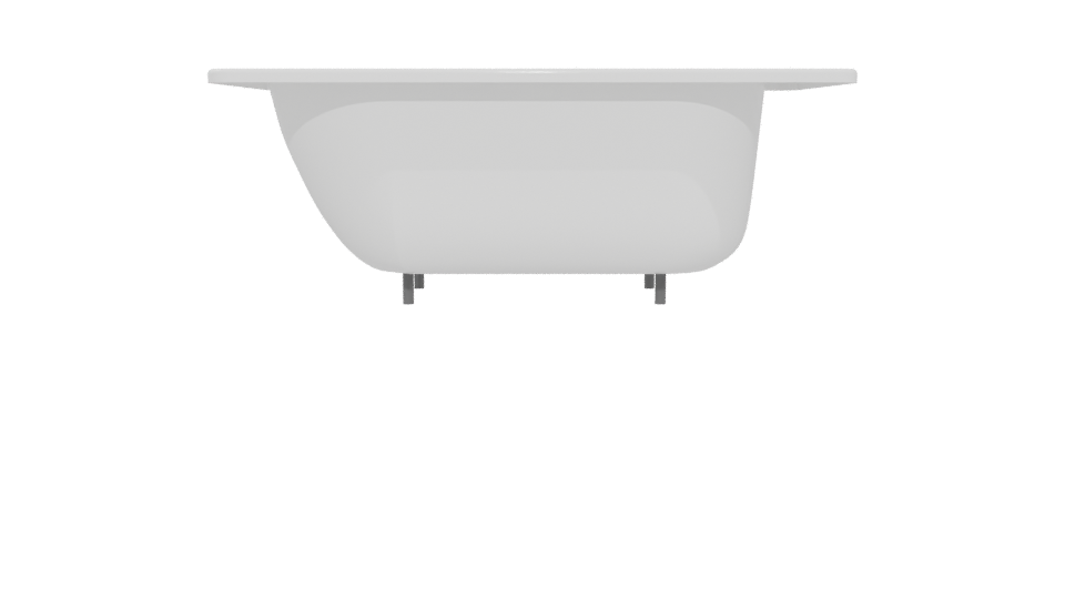 Contemporary Freestanding Bathtub 3D Model - Professional 3D Model Render 5