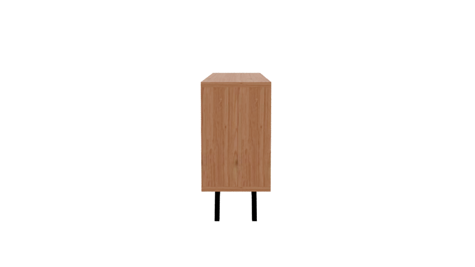 Stylish Wooden Storage Cabinet 3D - Professional 3D Model Render 8
