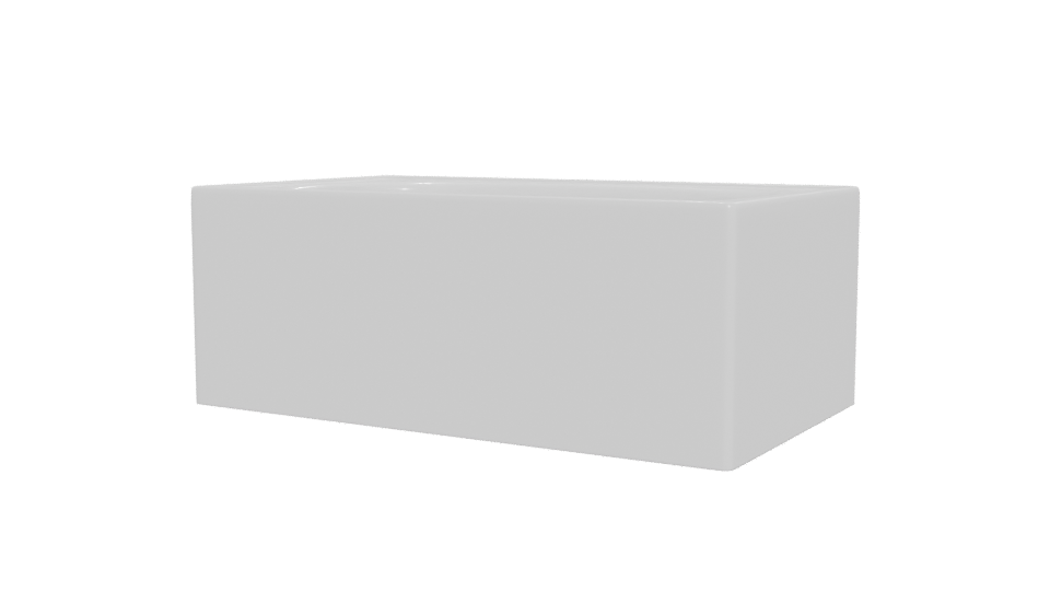 Tina De Baño Rectangular 3D Model - Professional 3D Model Render 12