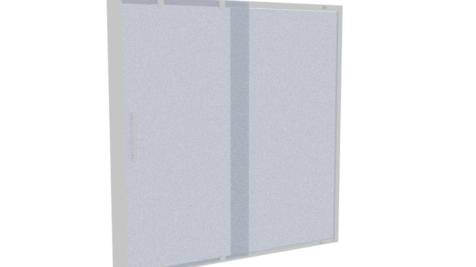 Sleek Modern Glass Display Panel 3D Model - Professional 3D Model Render 10