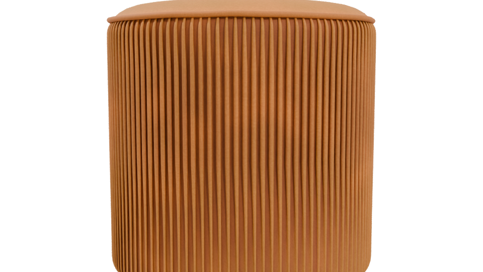 Stylish Modern Pouf 3D Model - Professional 3D Model Render 4