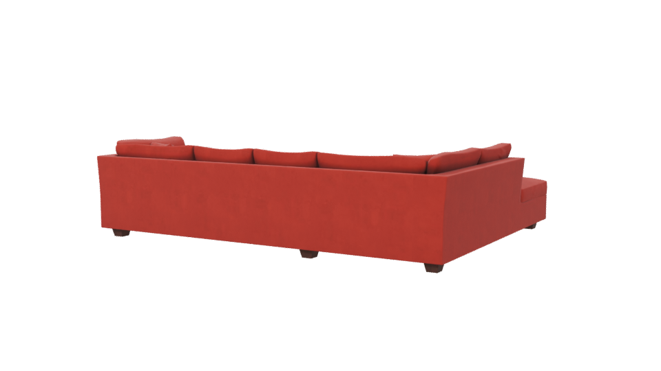 Stylish Modern Sectional Sofa 3D - Professional 3D Model Render 6