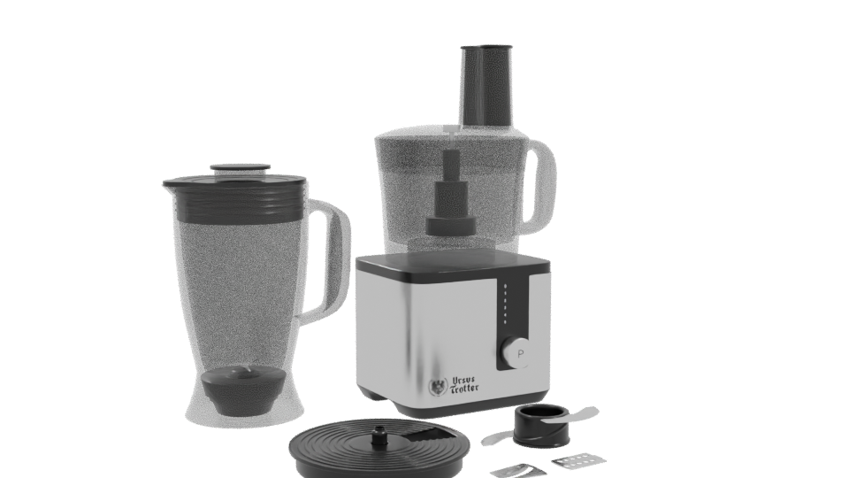 Stylish Kitchen Appliance Set 3D Model - Professional 3D Model Render 10