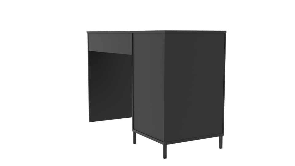 Stylish Modern Desk 3D Model - Professional 3D Model Render 7