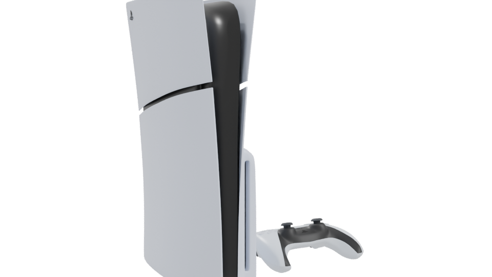 Next-Gen Gaming Console Model - Professional 3D Model Render 10