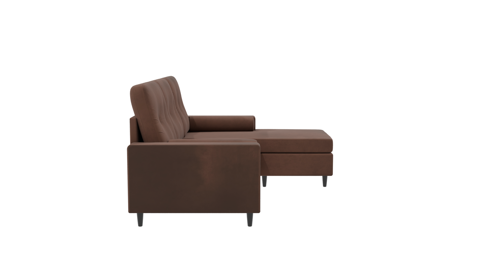 Contemporary Fabric Sectional Sofa 3D Model - Professional 3D Model Render 8