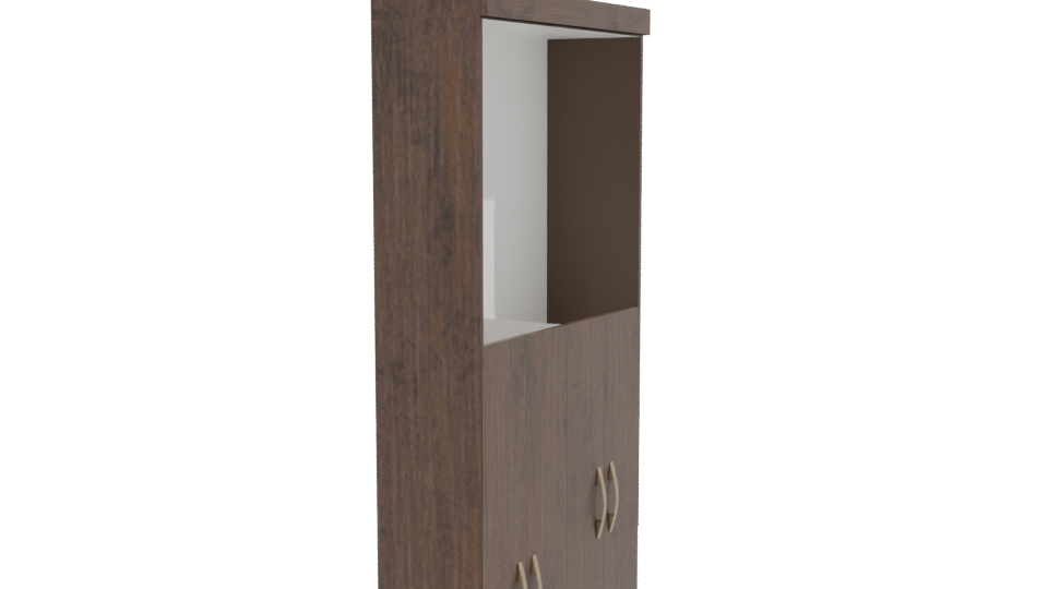 Stylish Wooden Cabinet 3D Model - Professional 3D Model Render 9