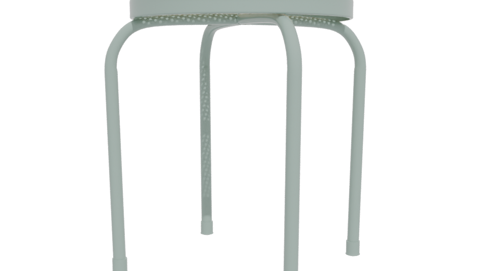 Stylish Minimalist Stool Model - Professional 3D Model Render 12