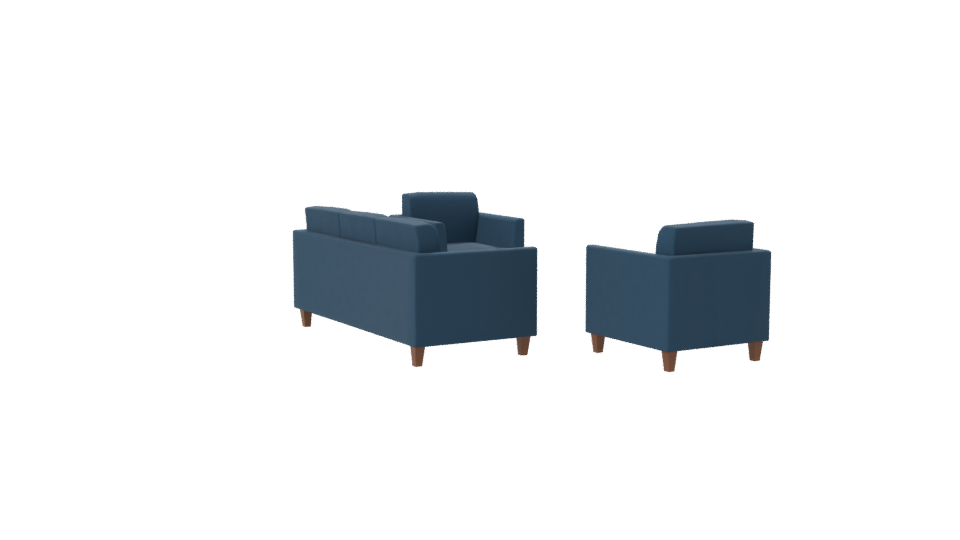 Stylish Modern Sofa Set 3D Model - Professional 3D Model Render 7